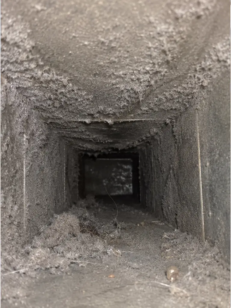 Clean residential air duct
