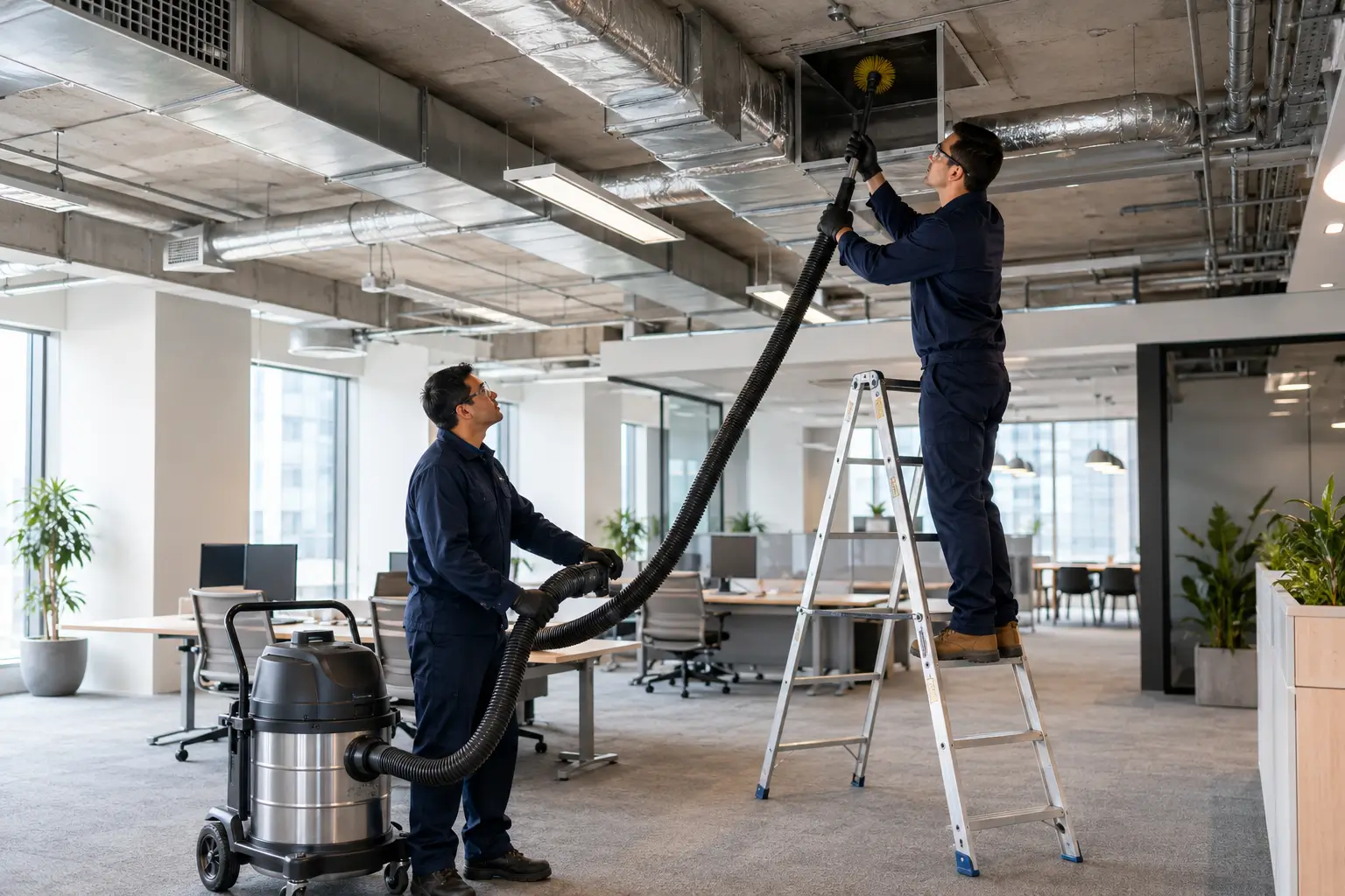 commercial air duct cleaning service