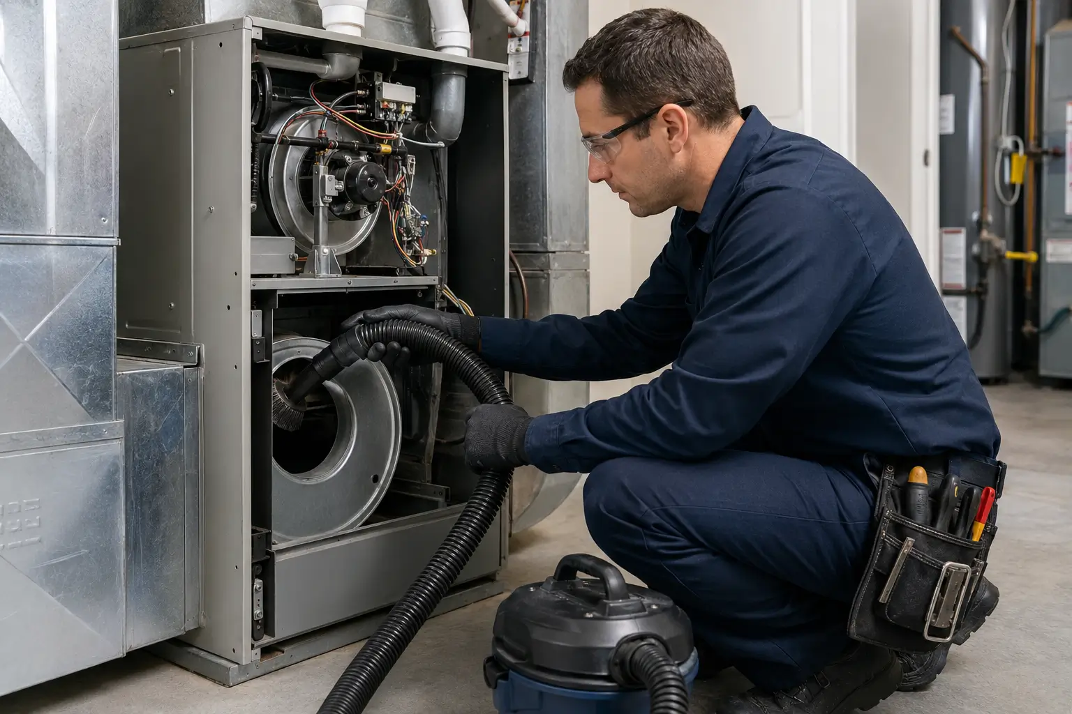 furnace cleaning