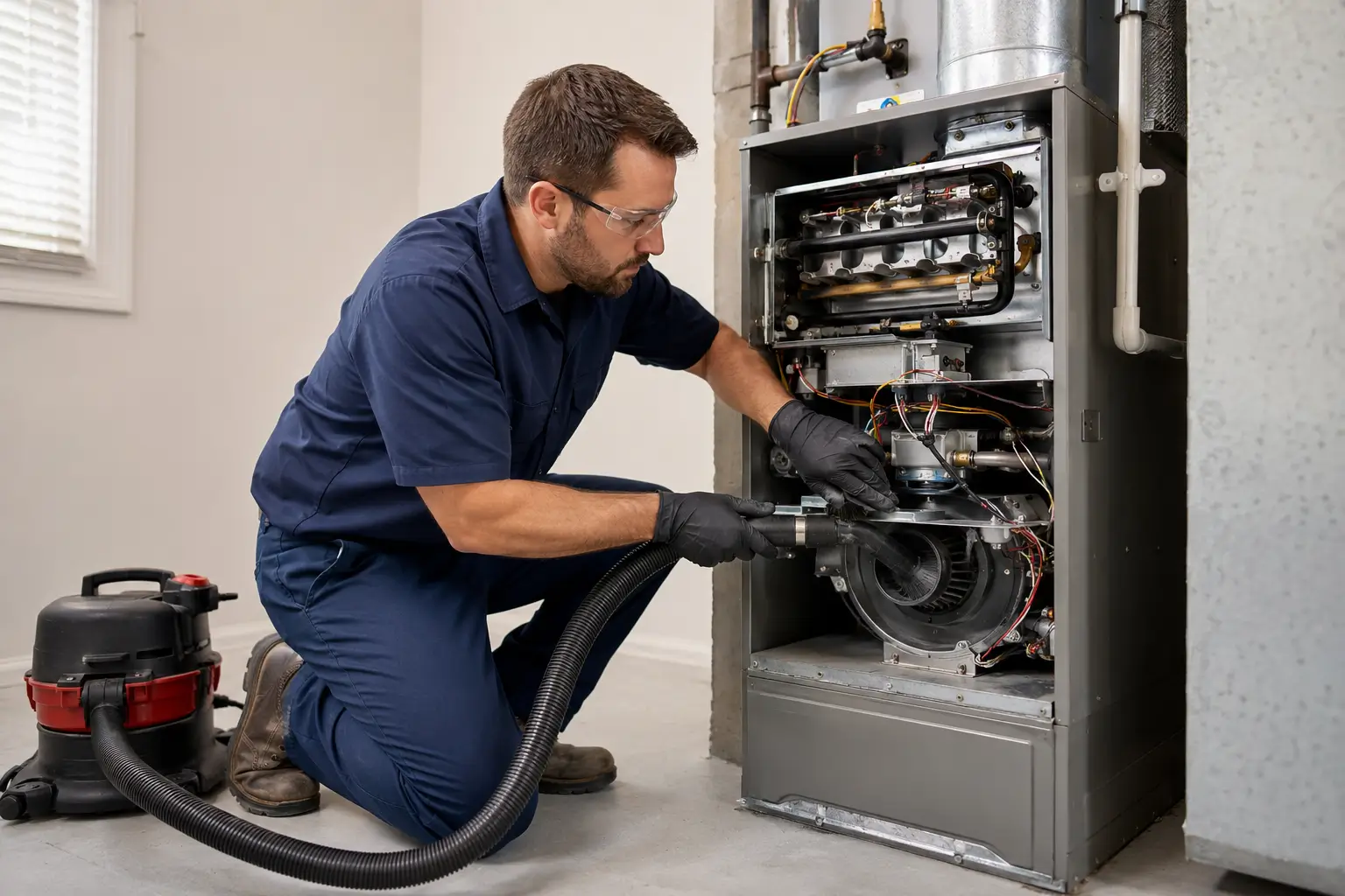 professional furnace cleaning service